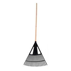 Plastic Garden Rake with Handle 